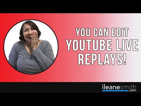 Watch 'How You Can Easily Fix Mistakes in Your YouTube Live Replays'