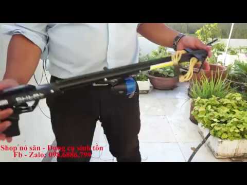 Súng cao su bắn cá giá cực rẻ - một ngày bắn 10 ký cá