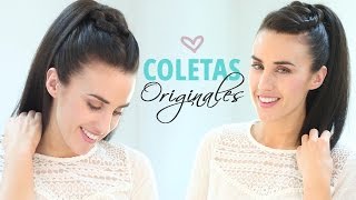 Peinados con coletas y trenzas.