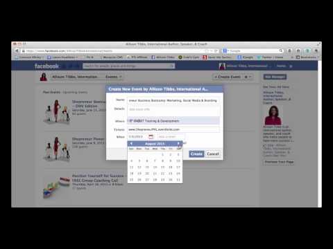 how to create a facebook event