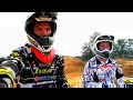 Chad Reed and Ricky Carmichael at suzuki test track 2009