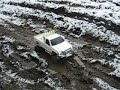 Tamyia Ford F-350 Hilift in snow Tamyia Ford F-350 Hilift in snow