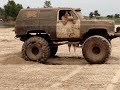 MUD TRUCKS - K5 BLAZER 4X4 HITTIN THE SAND on the Beach - RED RIVER MUD BOG