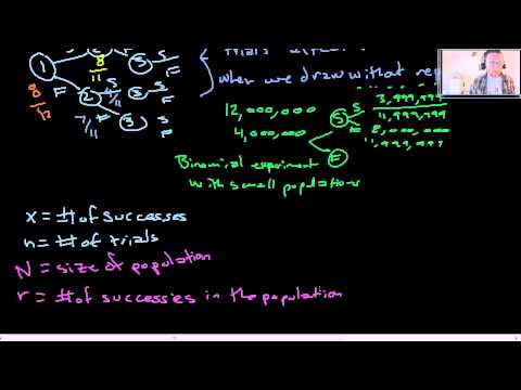 how to prove hypergeometric distribution