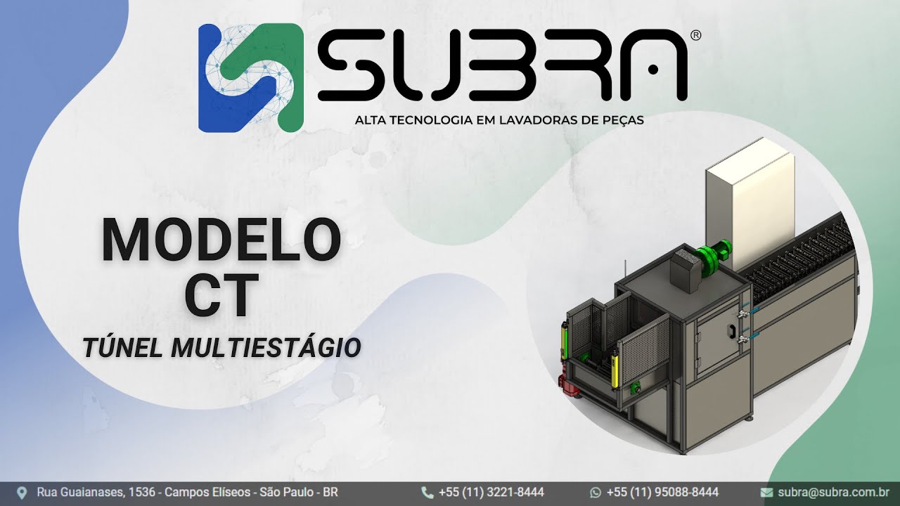 CT16 - Lavadora de Peças Industriais Subra