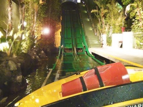 Jurassic Park: In the Dark! (2013 POV) Halloween Horror Nights (Universal) Hollywood LA