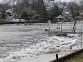 Kawkawlin River Ice Breakup