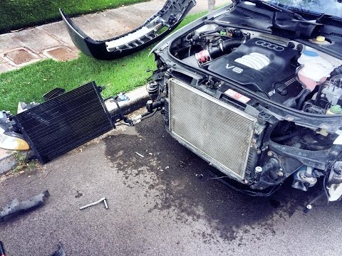 ’01 Audi A4 B5 Front Bumper Removal