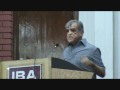 Shamim Ahmad Speaks at IBA Memorial for Syed Mumtaz Saeed 2of3