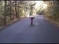 Downhill Skateboarding on Gulf Rd