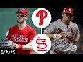 Philadelphia Phillies vs St. Louis Cardinals Highlights | May 8, 2019