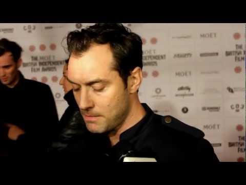 heyuguysblog - Stefan Pape from HeyUGuys interviews Actor Jude Law at the 2012 British Independent Film Awards. He talks about working with Werner Herzog and Steven Soderbe...