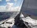 Strong breeze on our voyage to Tonga
