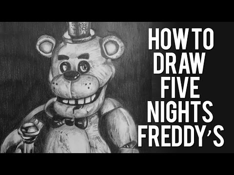 how to draw freddy fazbear