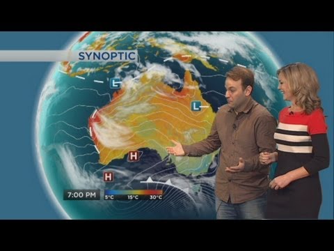 Comedian Mike Birbiglia with his take on Australia's weather