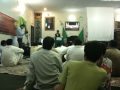 15 Shabaan in Calgary - Sajad Shah receiting at Hussaini Association of Calgary Alberta Canada