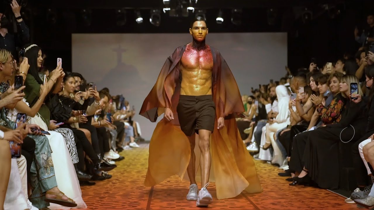 Rio vibe in Michael Cinco fashion show