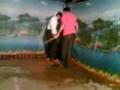 vishal bhosale and pappu cleaning the stage....