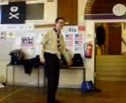 YMCA Scout Leader Dancing!