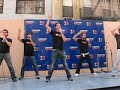 Altar Boyz singing at Theatermania street fair