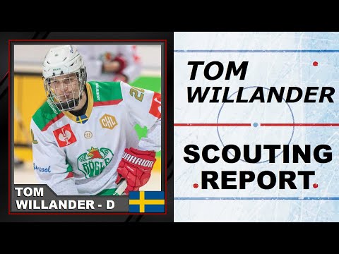 TOM WILLANDER Highlights 2023 NHL Draft Prospect