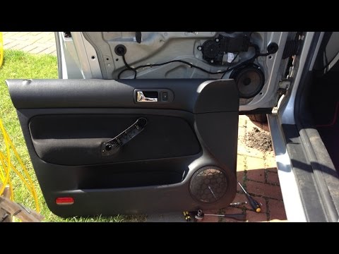 how to remove mk4 golf door card