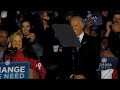 Jill Biden introduces Joe Biden on Election Eve
