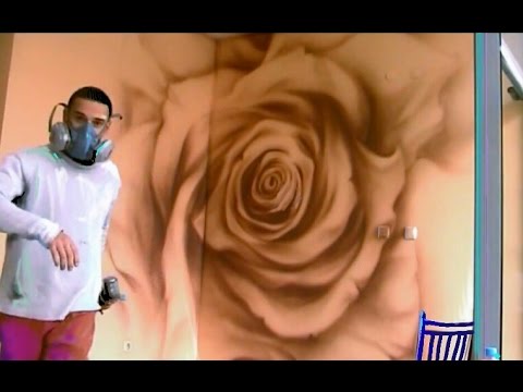 how to paint with a airbrush