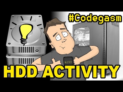 Creating HDD Activity LED in Windows System Tray : #Codegasm 6