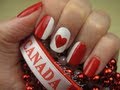 Canada Day Nails