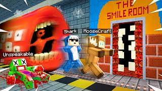 FIVE NIGHTS Inside TRAIN EATER and SMILE ROOM in MINECRAFT!