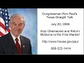 7/20/09 Ron Paul: Healthcare is a Good, Not a Right
