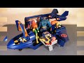 i did this review months if not a year or so ago, but youtube kept muting the audio because i had the x-men animated series song playing in the background and i have since lost the original video file and also got a new camera. so here is a re-review. x-men blackbird re-review toybiz 1994 mobile air command