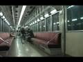 一畑電鉄3000系（元南海21000系）車内の様子