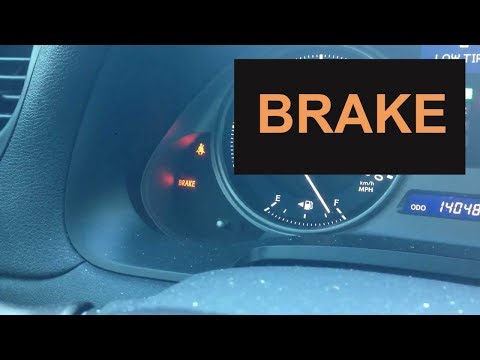 How to fix Brake Warning Light  in Lexus IS250 2006-2014  – BRAKE Light indication