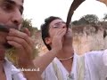 Israeli wedding // shofar for wedding // israeli drum circle