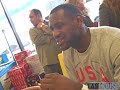 Chris Bosh and the Olympic gang chow down the day before the team takes off to China.  All of this happens at a gas station with some fast food! Chris Bosh's official Fantasy Football League is now open for signups! Think you can beat Chris? The top 10 winners will receive autographed merchandise, as well as 1 grand prize winner will win an XBOX 360, Madden 09, Xbox Live, and a chance to play Chris 1 on 1 in Madden 09.Best of all its FREE to sign up. This is your chance to show your football knowledge and win bragging rights!Sign up is easy!#1) Visit http://www.rotohog.com/cb4#2) Click Sign Up Now#3) Register a user/team name#4) Buy Players on the Trading Floor#5) Fill ALL your empty roster spots with your budget (2 QB, 2 RB, 3 WR, 1 TE, 1 BN, 1 K, 1 Def)(To check roster spots simply click on Roster** REMEMBER YOU MUST SELECT AN ENTIRE ROSTER TO BEGIN PLAYING! SIGN UP IS QUICK AND EASY!!!**LIVE TRADING BEGINS 8/29!!!!!!Take a shot, what do you have to lose??We want every user to sign up even if you don't know much about football you could be randomly picked to win one of our weekly prizes! http://www.rotohog.com/cb4http://sports.aol.comhttp://www.chris-bosh.com