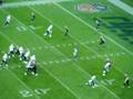 Ladanian Tomlinson catches a touchdown at Wembley Stadium