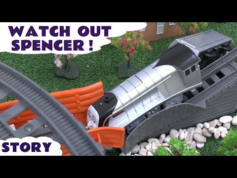 Thomas & Friends Play Doh Story Spencer's Accident Thomas Tank Playdough Crash Diggin Rigs Boomer