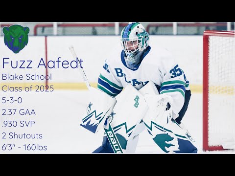 Fuzz Aafedt - First Half Highlights  - Senior, 6'3", 160lbs