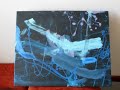 Two-year-old artist painting!