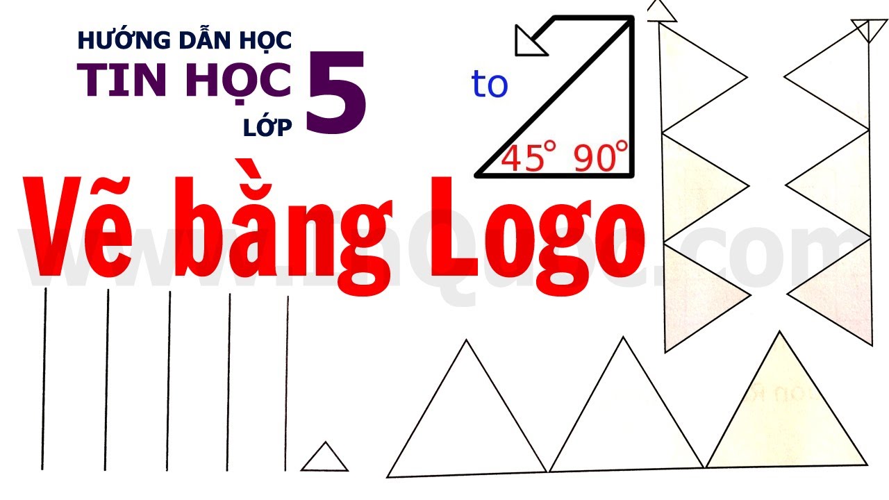 🐢 Hướng dẫn thực hành phần mềm Logo (Sách Bài Tập) 🐢 Bài 1 🐢 Chủ đề 4 🐢 Tin Học Lớp 5