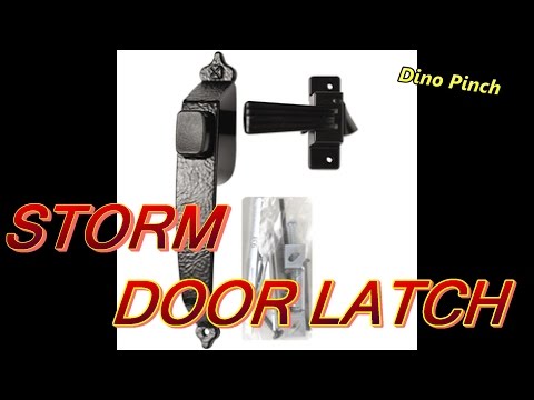 how to latch a door