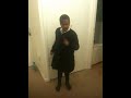 Patricia reciting a poem