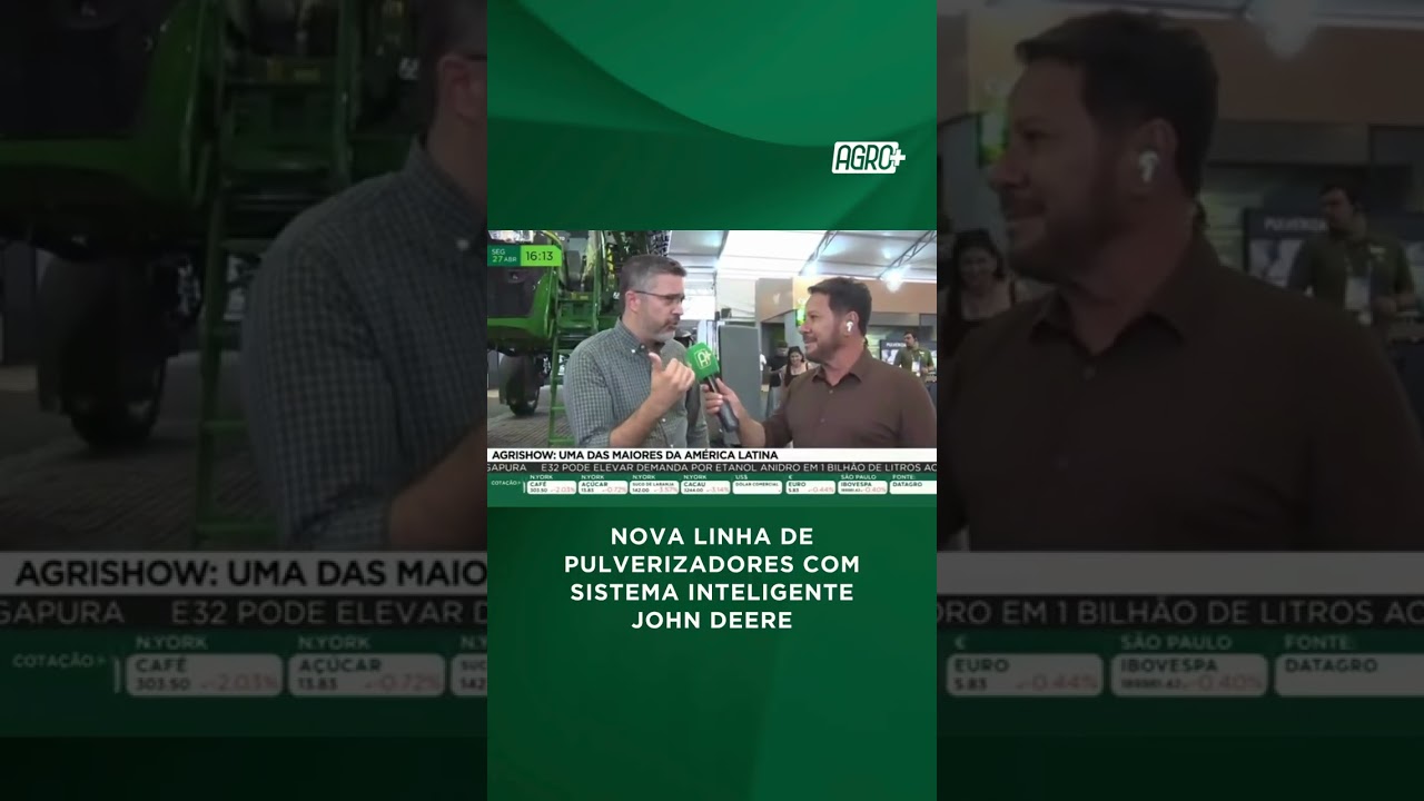 Pulverização inteligente: Nova linha John Deere