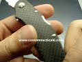 www.customtacticals.com - Vide review of the Spyderco Caly 3 Folder. Limited production model with ZDP-189 sandwiched blade. ... spydie knives reviews 