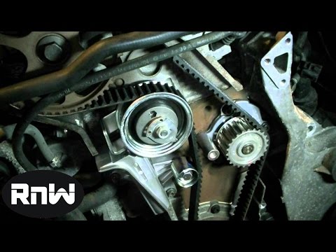 How to replace the timing belt on a 2004 VW Passat Audi 1 8L Turbo Engine Part 3