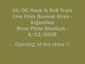 AC/DC Rock N Roll Train - Live from Buenos Aires - Argentina - 6/12/2009