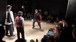 SHINKIRO (亀 & 点火) vs Funky Bee (Ringo Winbee & Yu-to) – WDC 2019 KANTO ELIMINATION 4 STYLE 2on2 POP BEST8