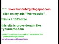 free yourname.com website 100% free 1gb space